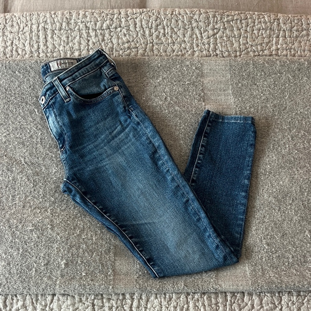 AG Adriano Goldschmied Dark Blue Skinny Jeans